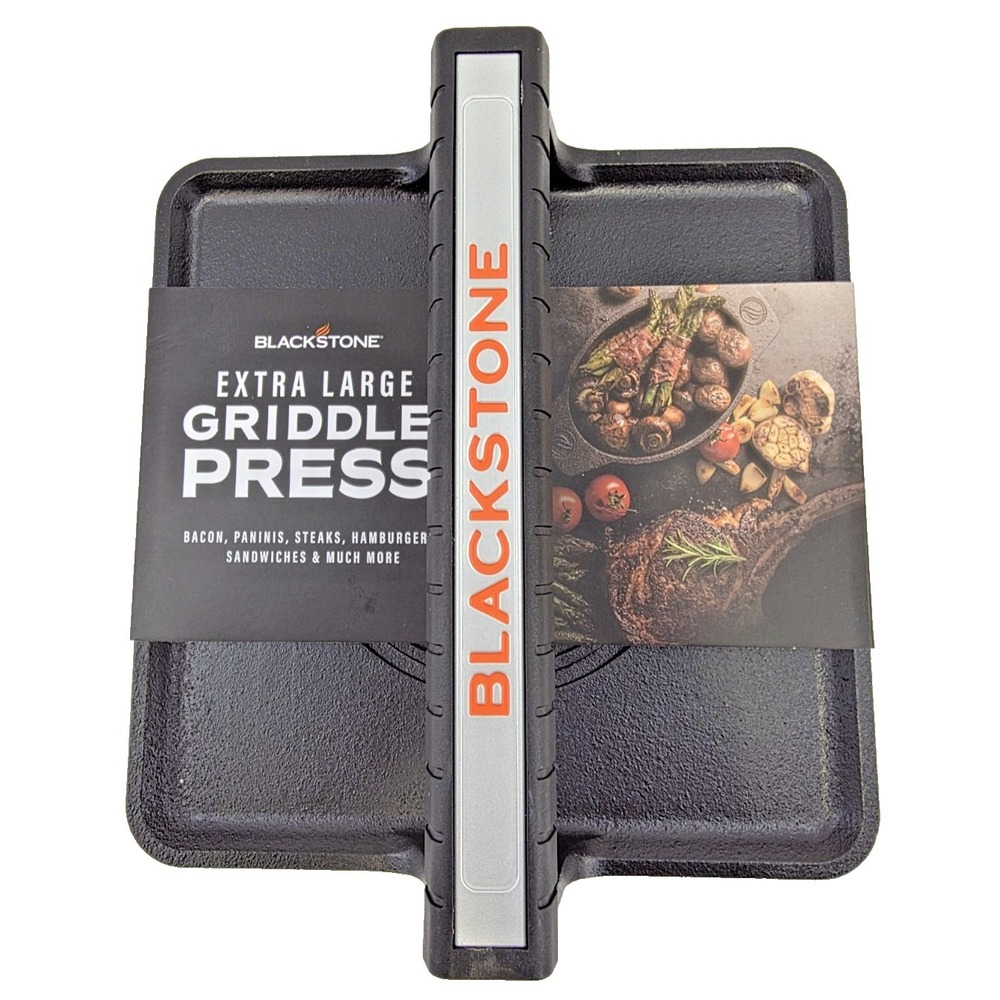 Blackstone 5436 XL Cast Iron Griddle Grill Press Culinary Collection Brand New